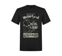 Motörhead Camiseta 'Motörhead Live and Loud T-Shirt' negro XXL EUR
