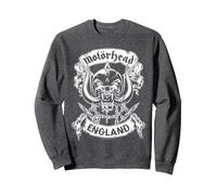Motörhead England Crossed Swords Sudadera, Unisex para Adultos, Jaspeado Oscuro, S