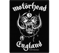 Motörhead England Sin clasificar Parche negro-blanco 100% poliéster