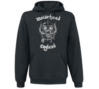 Motörhead Everything Louder Hombre Sudadera con Capucha Negro L 50% algodón, 50% poliéster Regular