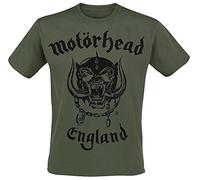Motörhead Hammersmith Short Sharp Pain Hombre Camiseta Caqui S 100% algodón Regular