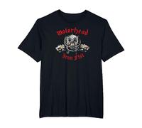 Motörhead Iron Fist Grind Ya Down Vintage Camiseta, Hombre Tallas Grandes, Negro, 4X Alto