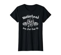 Motörhead Iron Fist Tour Vintage Camiseta, Mujer, Negro, M