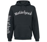 Motörhead Kiss of Death Bullet Circle V2 Hombre Sudadera con Capucha Negro L