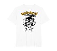 Motörhead - Live To Win White Camiseta, Hombre Tallas Grandes, Blanco, 5X Alto