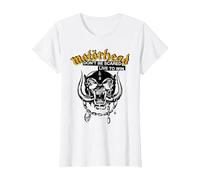 Motörhead - Live To Win White Camiseta, Mujer, Blanco, S