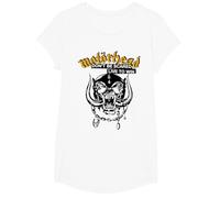 Motörhead - Live To Win White Camiseta, Niñas, Blanco, M
