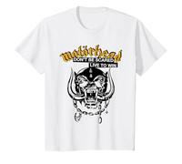 Motörhead - Live To Win White Camiseta, Niños, Blanco, 2 años