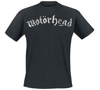 Motörhead Logo Hombre Camiseta Negro XL 100% algodón Vorne Bedruckt Regular
