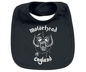 Motörhead Metal-Kids - England Unisex Babero Negro 100% algodón Sin definir