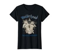 Motörhead No Sleep Til Hammersmith Vintage Camiseta, Mujer, Negro, XS