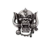 Motörhead Warpig - Pin unisex de banda plateada, color plateado, Standard, Peltre