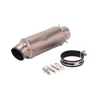 motoescape Para Pegatina Para S1000RR Para CBR1000 pieza moto | Escape Motocicleta 60mm/51mm Fibra Carbono Aleación Titanio Moto Deportiva Carreras(F shape)