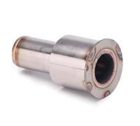motoescape Para Silenciador Escape Motocicleta pieza moto | Silenciador Ruido Sonido Universal 47mm 51mm Delantero Mid End Catalizador(Option D)