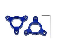 Motoforti 17Mm Ajustadores De Precarga De Horquilla Cnc Para Motocicleta De Carreras De Aleación De Aluminio Azul - Paquete de 2