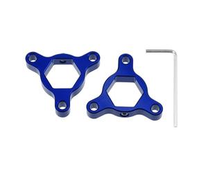 Motoforti 17Mm Ajustadores De Precarga De Horquilla Cnc Para Motocicleta De Carreras De Aleación De Aluminio Azul - Paquete de 2