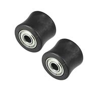 Motoforti 2pcs cadena de transmisión ajuste tensor de goma para motocicleta negro 8mm