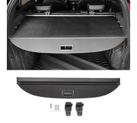 Motoforti Cubierta De Carga Retráctil Para Nissan Kicks 2018-2024 Estante De Paquete Trasero De Maletero Protector De Equipaje Sombra Lienzo Fibra De Carbono Negro