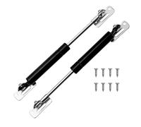 Motoforti Juego de 2 soportes de elevación universales de 180 mm, acero al carbono, 20 N/2 kg, color negro