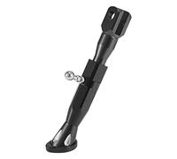 Motoforti Soporte lateral universal ajustable para motocicleta, aleación de aluminio CNC, negro, 1 juego