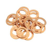 Motoforti Tapón de Drenaje de Aceite para Automóvil, Arandelas de Sellado de Aplastamiento de Aceite de Motor, para Mercedes-Benz Sl 550 07-12, Cobre, No.007603014106, Tono Dorado, 25Uds