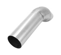 Motoforti Tubo De Codo De Escape De Bajada De 2" ID De Acero Inoxidable T304 Con Pulido Superficial Y Curva Mandril Longitud Total 9.1" Apto Para Tubos De Escape De 2" OD