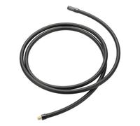 Motoforti Tubo De Extensión Universal Para Inflador De Neumáticos Adaptador De Manguera De Extensión De Bomba De Aire 180cm M8X0.8 10 Mm Od Conector De Goma Negro
