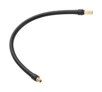 Motoforti Tubo De Extensión Universal Para Inflador De Neumáticos Adaptador De Manguera De Extensión De Bomba De Aire Válvula De Neumático 15.75 Pulgadas M8X0.8 10 Mm Od Conector De Goma