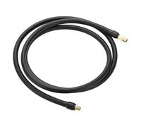 Motoforti Tubo De Extensión Universal Para Inflador De Neumáticos Adaptador De Manguera De Extensión De Bomba De Aire 62.99 Pulgadas M8X0.8 10 Mm Od Conector De Goma Tono Oro