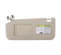 Motoforti Visera Solar Para Coche Lado Del Conductor Izquierdo Ensamblaje De Visera Solar Para Toyota Rav4 2006-2008 Plástico Con Espejo No.74320-42501-A1 Beige