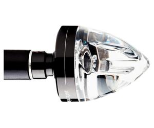 motogadget intermi. extremo manillar mo.blaze cone NEGRO, IZQUIERDA, 12V/7W