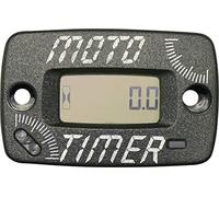 Motogroup Contador de horas de funcionamiento LCD 12,7 mm x 24,5 mm, altura de los dígitos: 6 mm