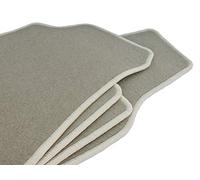 Motohobby Juego de alfombrillas de terciopelo beige oscuro para Audi Q7 I 4L (2006-2015), 4 piezas, ajuste perfecto