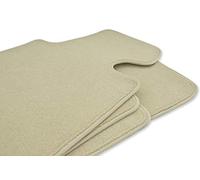 Motohobby - Juego de Alfombrillas de Terciopelo para VW Passat B6/B7/CC (4 Piezas), Color Beige
