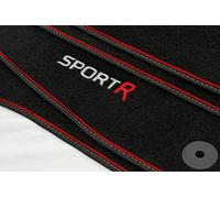 Motohobby Sport Velour Set de Alfombrillas para Honda Civic X (a Partir de 2017) - 4 Piezas - Ajuste