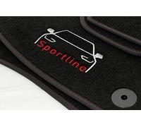 Motohobby SPORTLINE - Juego de Alfombrillas de Terciopelo para Audi A3 8L (1996-2003), 4 Piezas