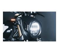 MOTOISM INDIAN indicador de giro SPRING 2en1, luz de posición, negro