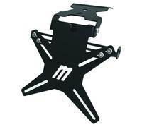 Motoism Soporte matrícula Motoism var. modelos Canteado CNC, recubrimiento polvo negro
