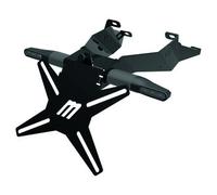 Motoism Soporte matrícula Motoism var. modelos Canteado CNC, recubrimiento polvo negro