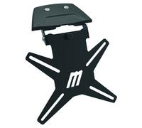 Motoism Soporte matrícula Motoism var. modelos Canteado CNC, recubrimiento polvo negro