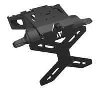 Motoism Soporte matrícula Motoism var. modelos Canteado CNC, recubrimiento polvo negro