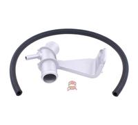 MOTOKU Conjunto de conector de tubo refrigerante y termostato para Toyota Corolla 2007-2017 Matrix 2009-2014, manguera de refrigeración de salida de agua de aluminio