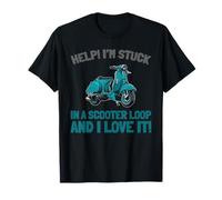 Motoneta Moped Moto - Classic Scooter Camiseta