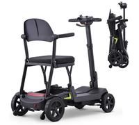 Motonetas De Movilidad Para Adultos,Scooter Plegable,Scooter De Viaje Portátil,Con Baterías Duales Extraíbles,Para Personas Mayores Y Adultos black