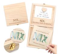MOTONG NIX regalo, nada regalo de dinero embalaje, regalos divertidos para cualquiera que no quiera nada, ideas de regalos para hombres, mujeres, Freunde