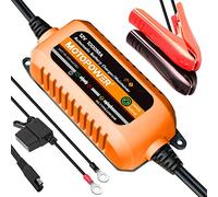 MOTOPOWER MP00205B 12V 1000mA Mantenedor de Cargador de batería Completamente automático - Naranja