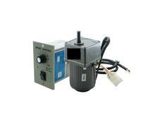 Motor 15W Motor de CA 110v 220v Motor asíncrono monofásico Motor de engranajes Eje de motor de 10 mm + Controlador de velocidad 5RPM-1350RPM Motor de CC 50/60hz(220v,0-112 RPM)