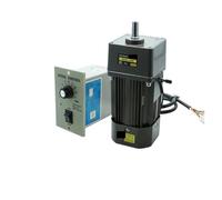 Motor 250W Motor de CA 220v 50/60hz Motor asíncrono monofásico Eje del motor de inducción Motor de CC de 15 mm(0-56RPM)