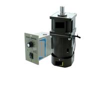Motor 400W de CA 110v 220v asíncrono monofásico engranajes Eje motor 22 mm + Controlador velocidad 5RPM-1350RPM CC 50/60hz(90-1350 RPM)