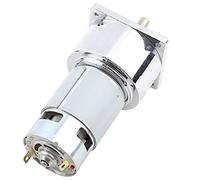 Akozon Motorreductor DC12V / 24V 35W Micro DC Metal con engranaje de velocidad del motor ajustable CW/CCW (12V 600 rpm)